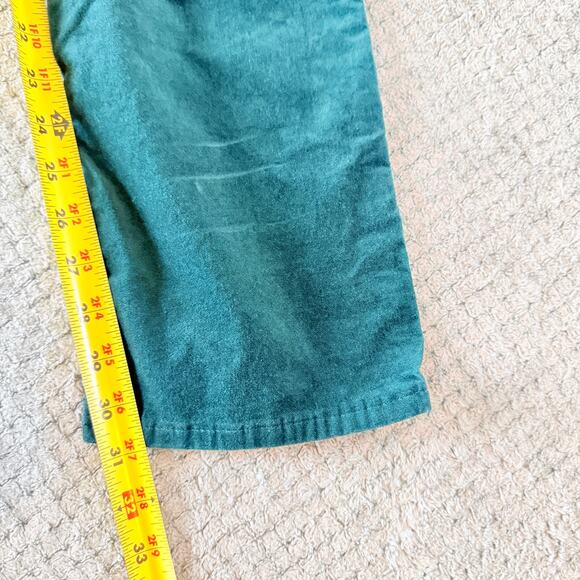 SAM EDELMAN NWT Forest Green High Rise Penny Bootcut Corduroy PAnts 25 - Picture 6 of 8